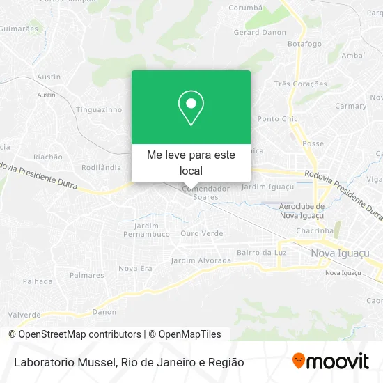 Laboratorio Mussel mapa
