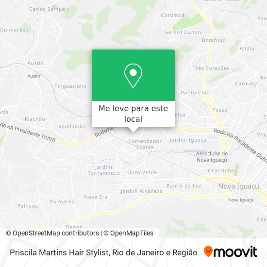 Priscila Martins Hair Stylist mapa
