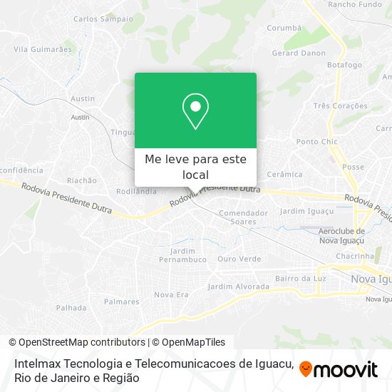 Intelmax Tecnologia e Telecomunicacoes de Iguacu mapa
