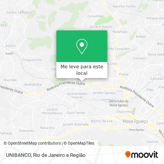 UNIBANCO mapa