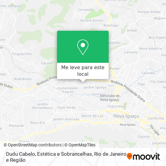 Dudu Cabelo, Estética e Sobrancelhas mapa