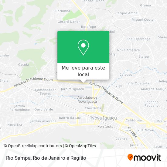 Rio Sampa mapa