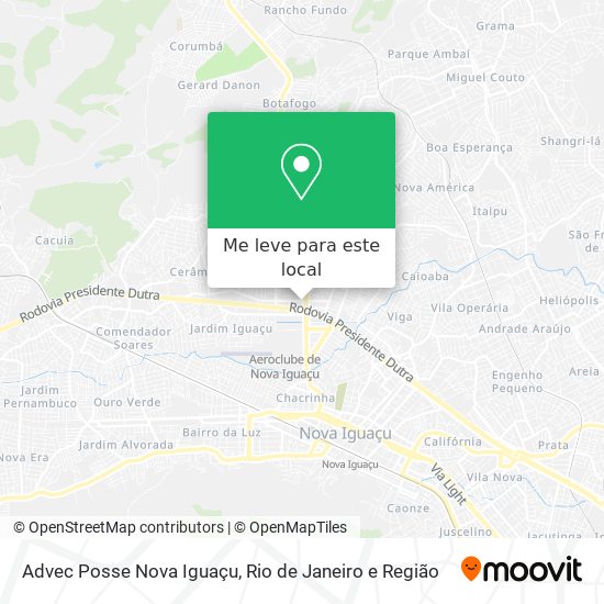 Advec Posse Nova Iguaçu mapa