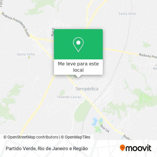 Partido Verde mapa
