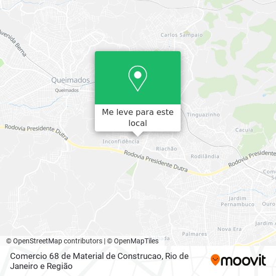Comercio 68 de Material de Construcao mapa