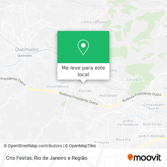 Cris Festas mapa