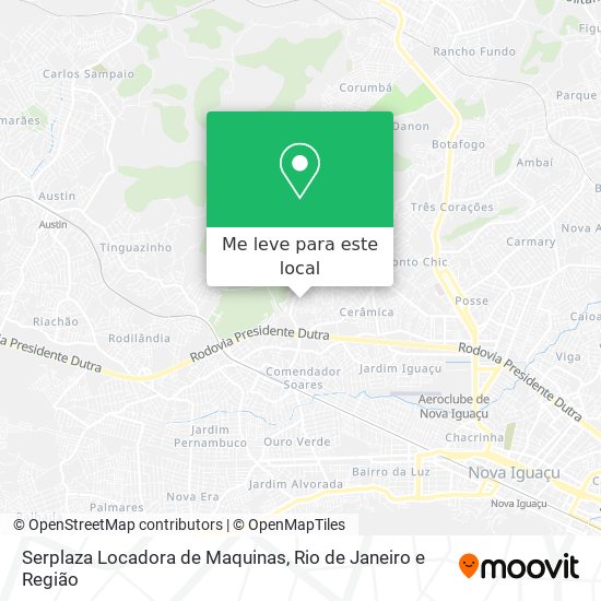 Serplaza Locadora de Maquinas mapa
