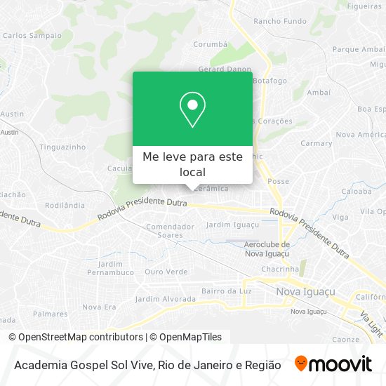 Academia Gospel Sol Vive mapa