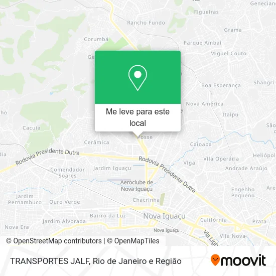 TRANSPORTES JALF mapa