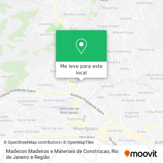 Madecon Madeiras e Materiais de Construcao mapa