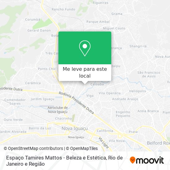 Espaço Tamires Mattos - Beleza e Estética mapa