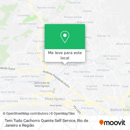 Tem Tudo Cachorro Quente Self Service mapa