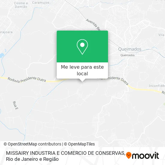 MISSAIRY INDUSTRIA E COMERCIO DE CONSERVAS mapa