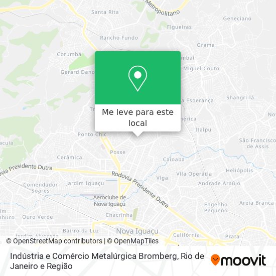 Indústria e Comércio Metalúrgica Bromberg mapa