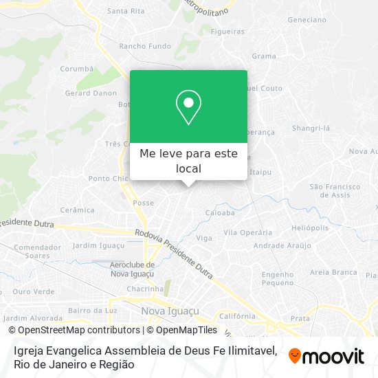 Igreja Evangelica Assembleia de Deus Fe Ilimitavel mapa