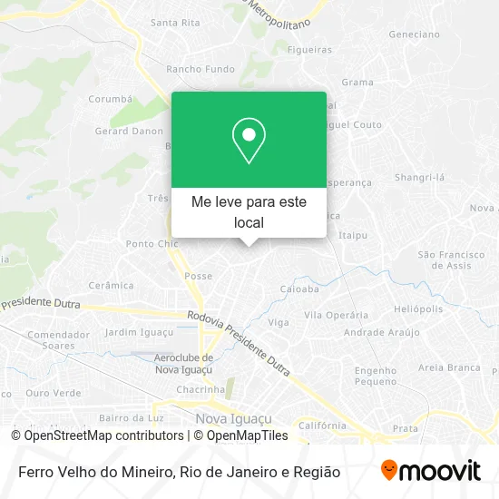 Ferro Velho do Mineiro mapa