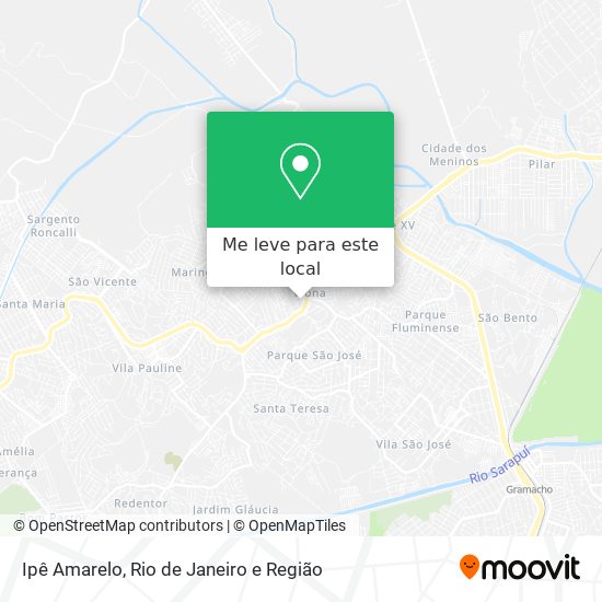 Ipê Amarelo mapa