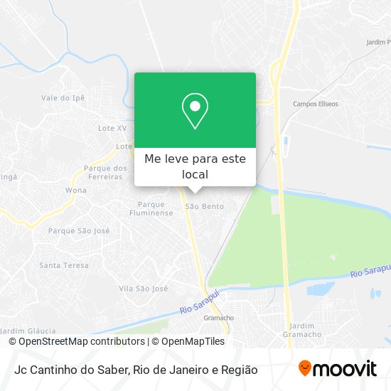 Jc Cantinho do Saber mapa