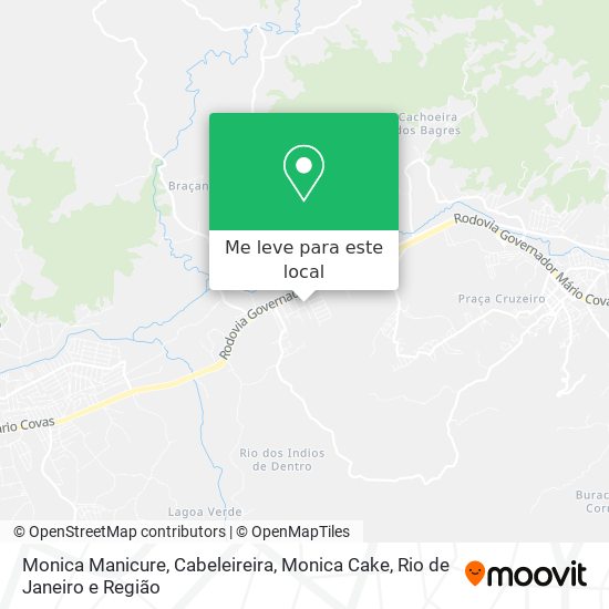 Monica Manicure, Cabeleireira, Monica Cake mapa