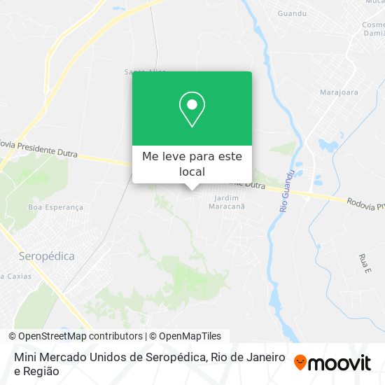 Mini Mercado Unidos de Seropédica mapa