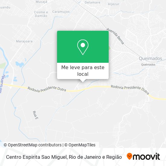Centro Espirita Sao Miguel mapa