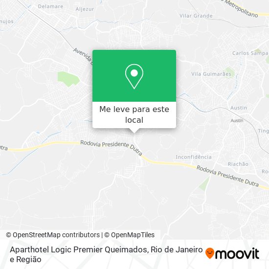 Aparthotel Logic Premier Queimados mapa