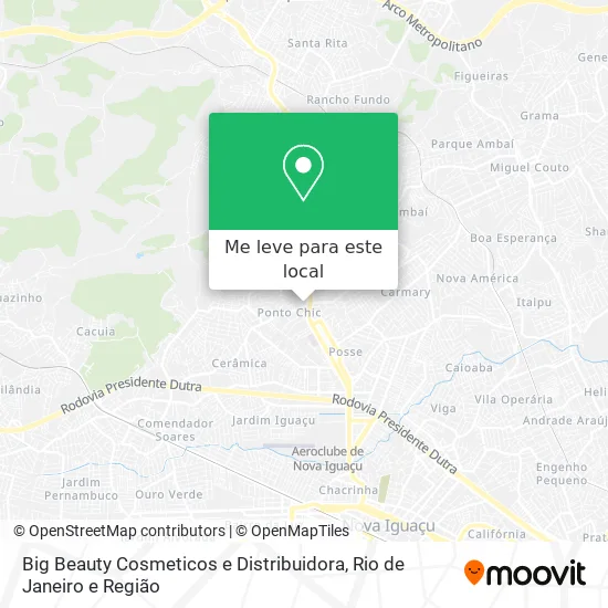 Big Beauty Cosmeticos e Distribuidora mapa
