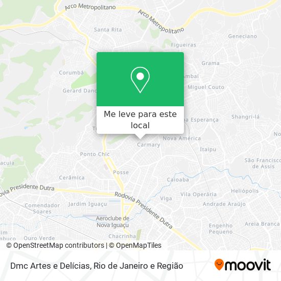 Dmc Artes e Delícias mapa