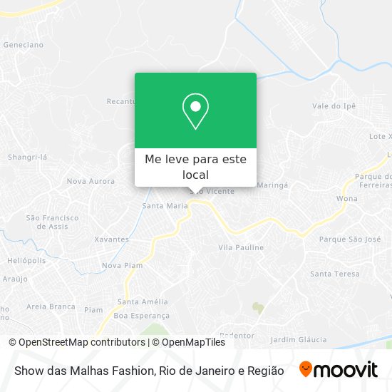 Show das Malhas Fashion mapa