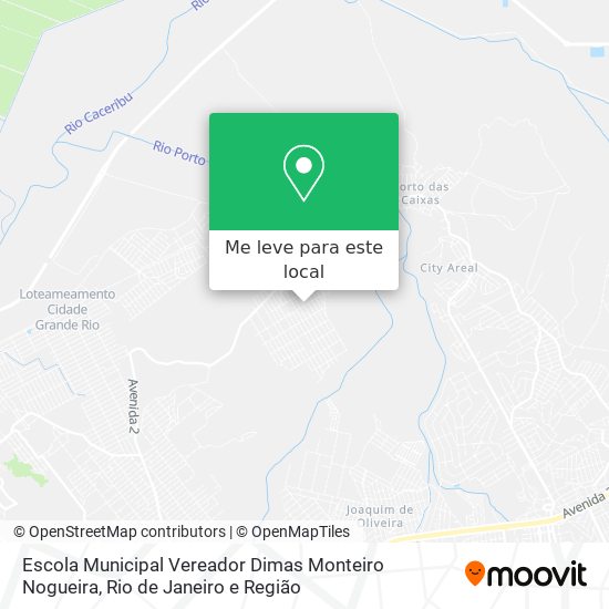 Escola Municipal Vereador Dimas Monteiro Nogueira mapa