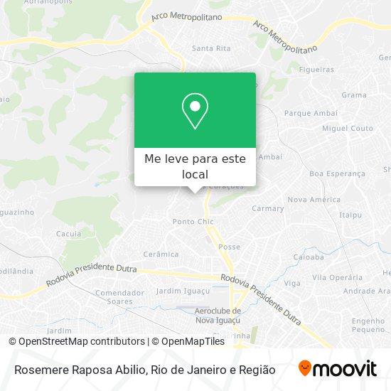 Rosemere Raposa Abilio mapa
