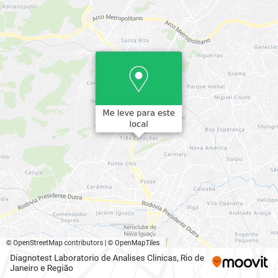 Diagnotest Laboratorio de Analises Clinicas mapa