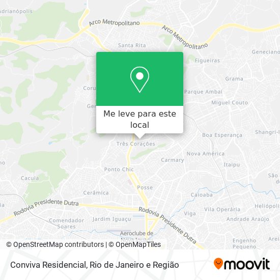 Conviva Residencial mapa