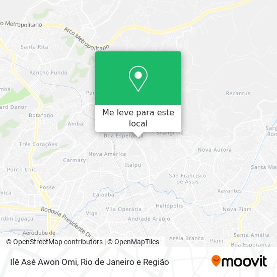 Ilê Asé Awon Omi mapa