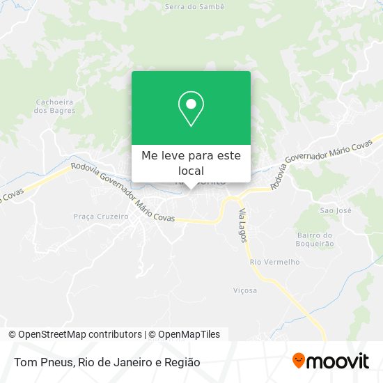 Tom Pneus mapa