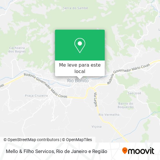 Mello & Filho Servicos mapa
