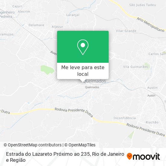 Estrada do Lazareto Próximo ao 235 mapa