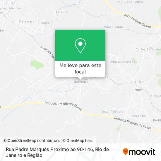 Rua Padre Marquês Próximo ao 90-146 mapa