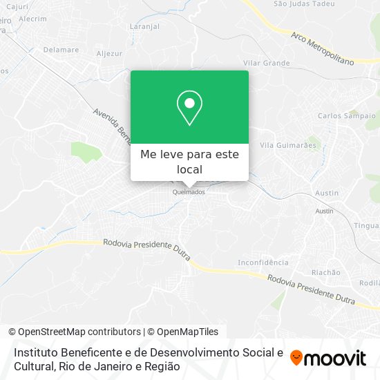 Instituto Beneficente e de Desenvolvimento Social e Cultural mapa