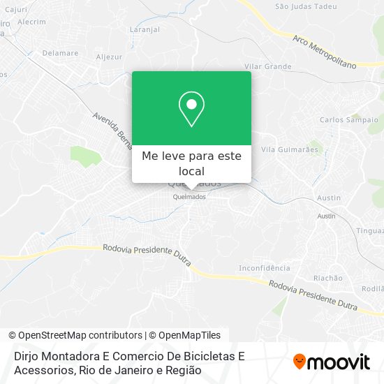 Dirjo Montadora E Comercio De Bicicletas E Acessorios mapa