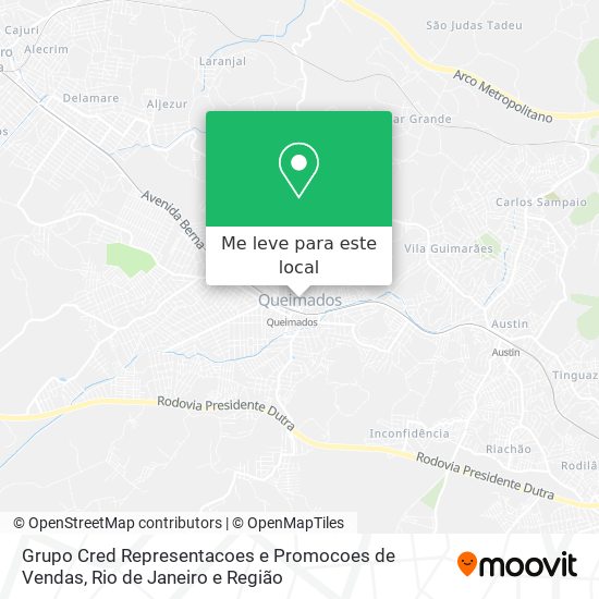 Grupo Cred Representacoes e Promocoes de Vendas mapa