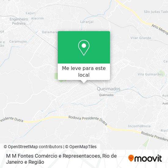 M M Fontes Comércio e Representacoes mapa