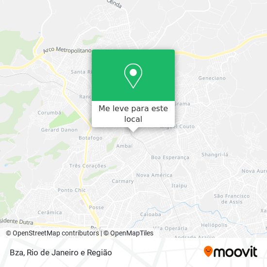 Bza mapa