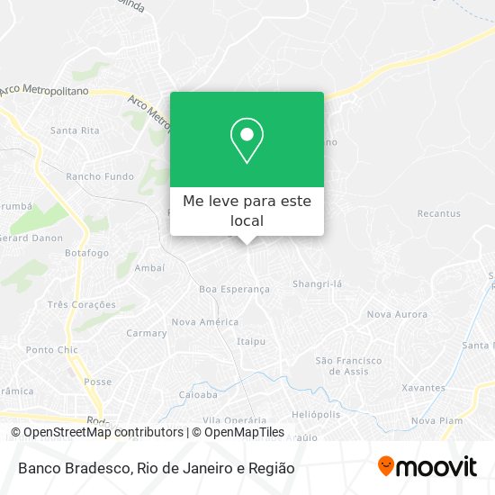Banco Bradesco mapa