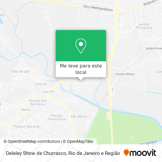 Deleley Show de Churrasco mapa