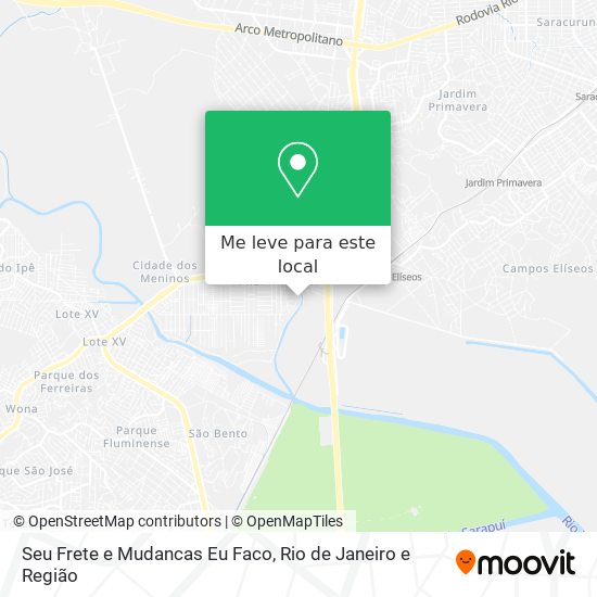 Seu Frete e Mudancas Eu Faco mapa