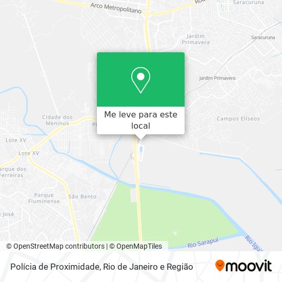 Polícia de Proximidade mapa