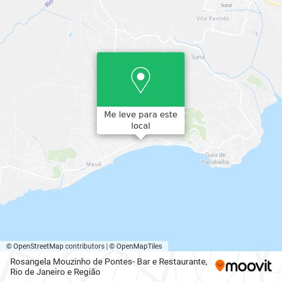 Rosangela Mouzinho de Pontes- Bar e Restaurante mapa