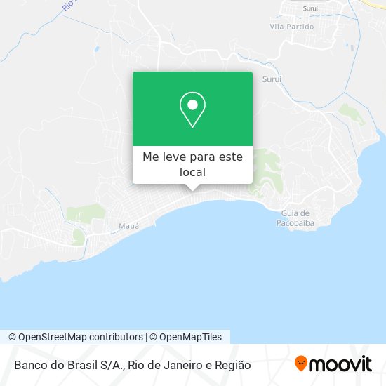 Banco do Brasil S/A. mapa