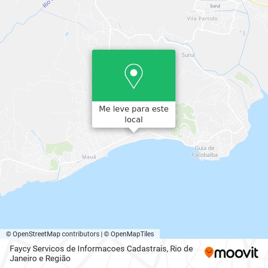 Faycy Servicos de Informacoes Cadastrais mapa